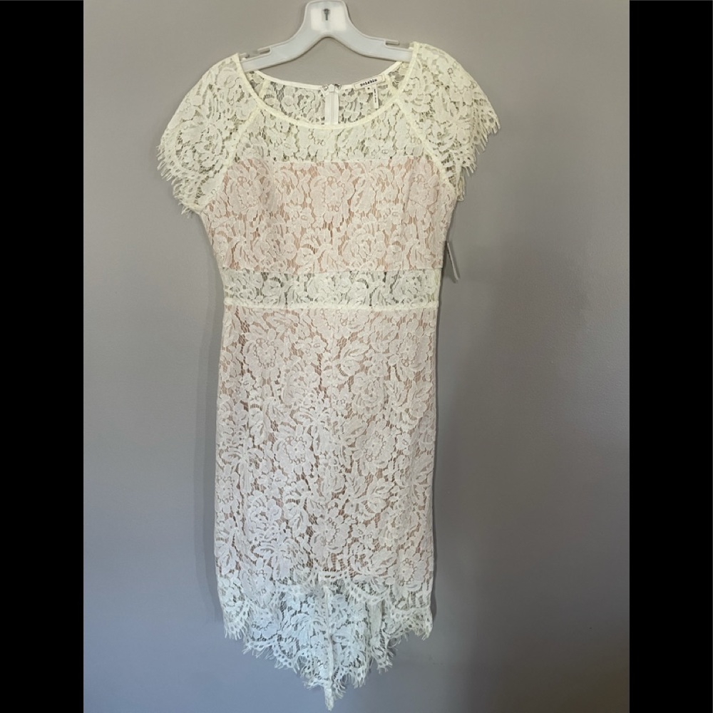 Off white/ beige event dress